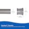 Kenney Mfg Twist & Fit No Tools Tension Shower Curtain Rod, 36-63in, Polished Pewter T608C/PL5 - alternate 2